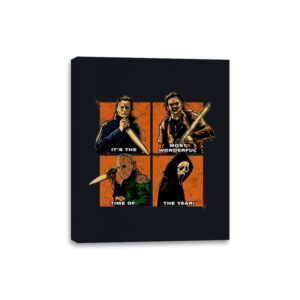 Wonderful Time of the Year - Canvas Wraps Canvas Wraps RIPT Apparel 8x10 / Black