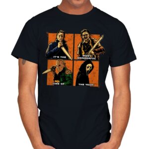 Wonderful Time of the Year - Mens T-Shirts RIPT Apparel Small / Black
