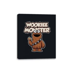Wookie Monster - Canvas Wraps Canvas Wraps RIPT Apparel 8x10 / Black