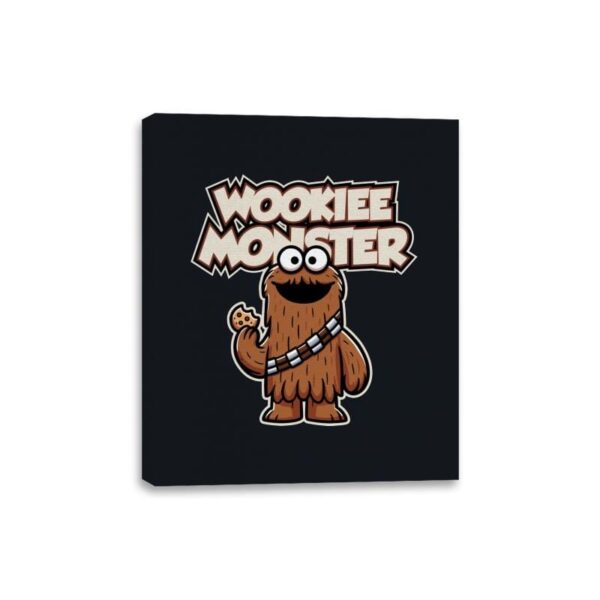 Wookie Monster - Canvas Wraps Canvas Wraps RIPT Apparel 8x10 / Black