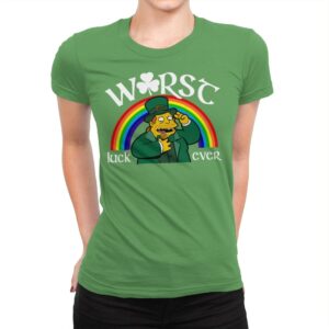 Worst Luck Ever - Womens Premium T-Shirts RIPT Apparel Small / Kelly