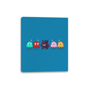 Wrong Ghost - Canvas Wraps Canvas Wraps RIPT Apparel 8x10 / Sapphire