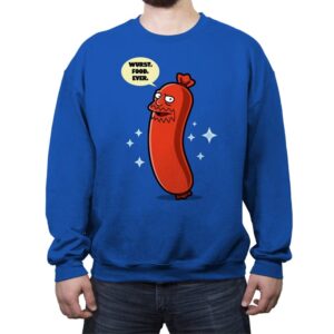Wurst Food Ever - Crew Neck Sweatshirt Crew Neck Sweatshirt RIPT Apparel Small / Royal