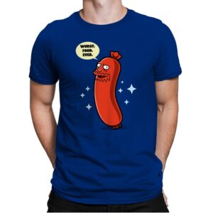 Wurst Food Ever - Mens Premium T-Shirts RIPT Apparel Small / Royal