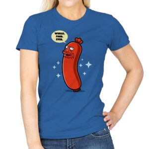 Wurst Food Ever - Womens T-Shirts RIPT Apparel Small / Royal
