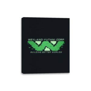 WYC Glitch - Canvas Wraps Canvas Wraps RIPT Apparel 8x10 / Black
