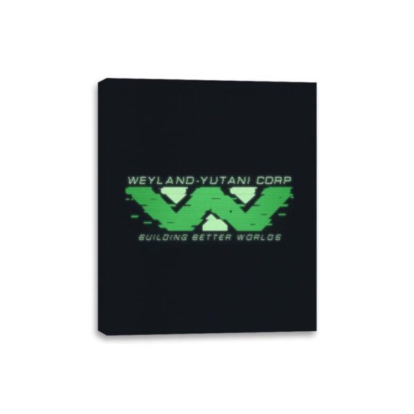 WYC Glitch - Canvas Wraps Canvas Wraps RIPT Apparel 8x10 / Black