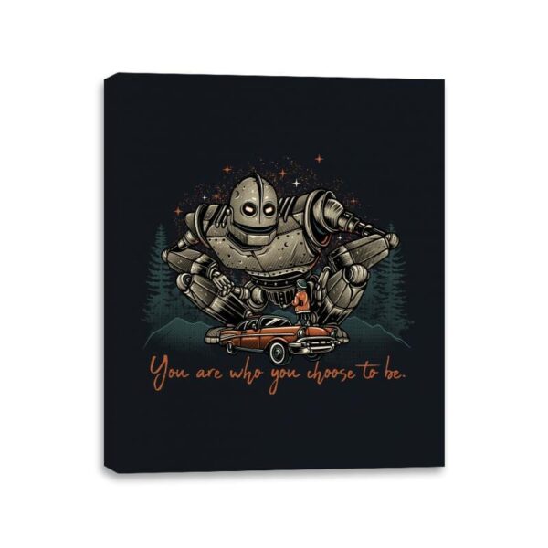You are Who you Choose to be - Canvas Wraps Canvas Wraps RIPT Apparel 11x14 / Black