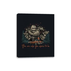 You are Who you Choose to be - Canvas Wraps Canvas Wraps RIPT Apparel 8x10 / Black