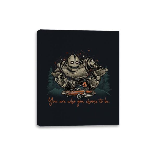 You are Who you Choose to be - Canvas Wraps Canvas Wraps RIPT Apparel 8x10 / Black