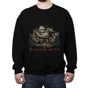 You are Who you Choose to be - Crew Neck Sweatshirt Crew Neck Sweatshirt RIPT Apparel Small / Black