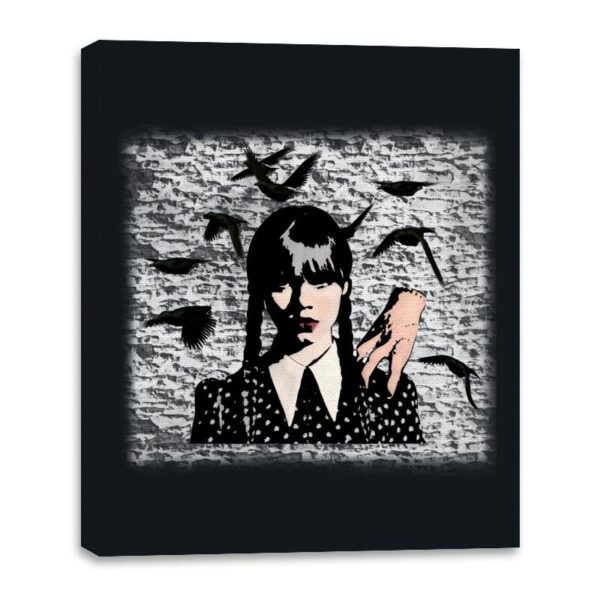 Wednesday Graffiti - Canvas Wraps