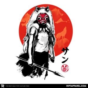 Princess of the Forest Sumi-e - Sumi Ink Wars