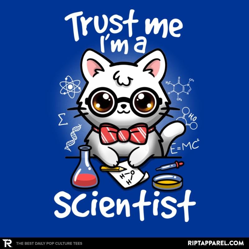 Trust a scientist cat