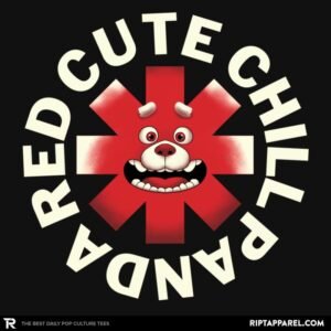 Red Cute Chill Panda