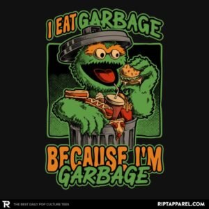 Ript artis detail 31 I'm Garbage - Funny Fastfood Puppet