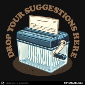 Drop your Suggestions Here