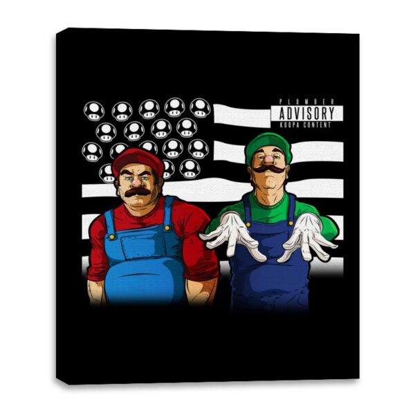 Bombs Over Koopas - Best Seller - Canvas Wraps