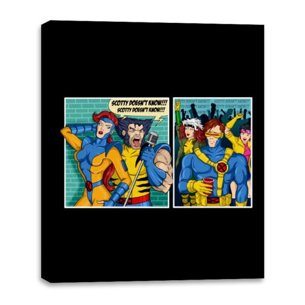 Clueless Scotty - Best Seller - Canvas Wraps