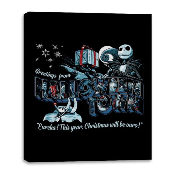 Greetings from H-Town - Best Seller - Canvas Wraps