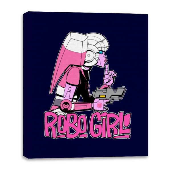 Robo Girl - Canvas Wraps