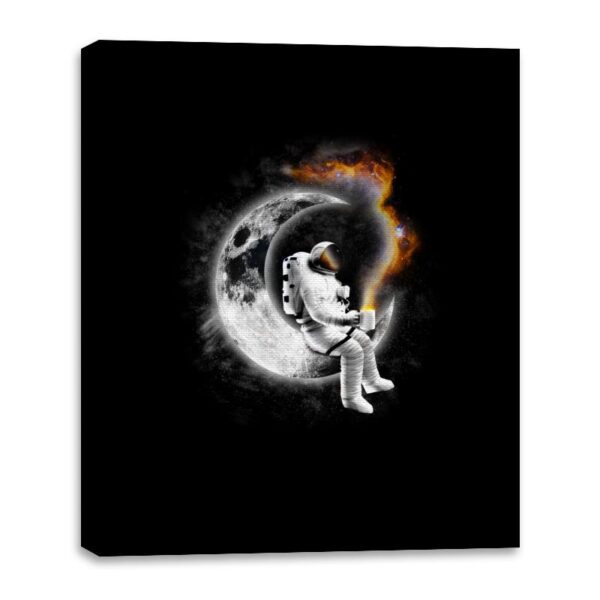 Space Coffee Break - Canvas Wraps