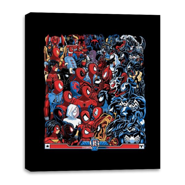 Spides VS Symbs - Best Seller - Canvas Wraps