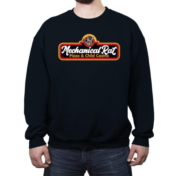 Mechanical Rat Pizza & Child Casino - Best Seller - Crew Neck Sweatshirt