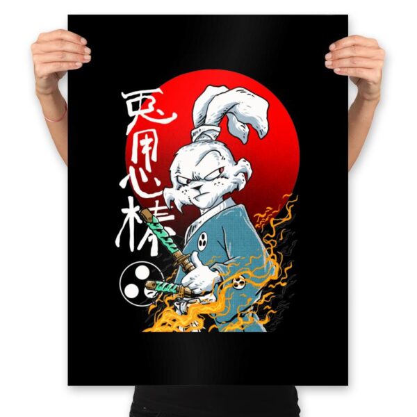 Fighting Rabbit - Best Seller - Prints