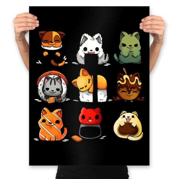 Japan Food Kittens - Prints