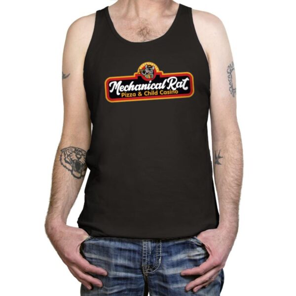 Mechanical Rat Pizza & Child Casino - Best Seller - Tanktop