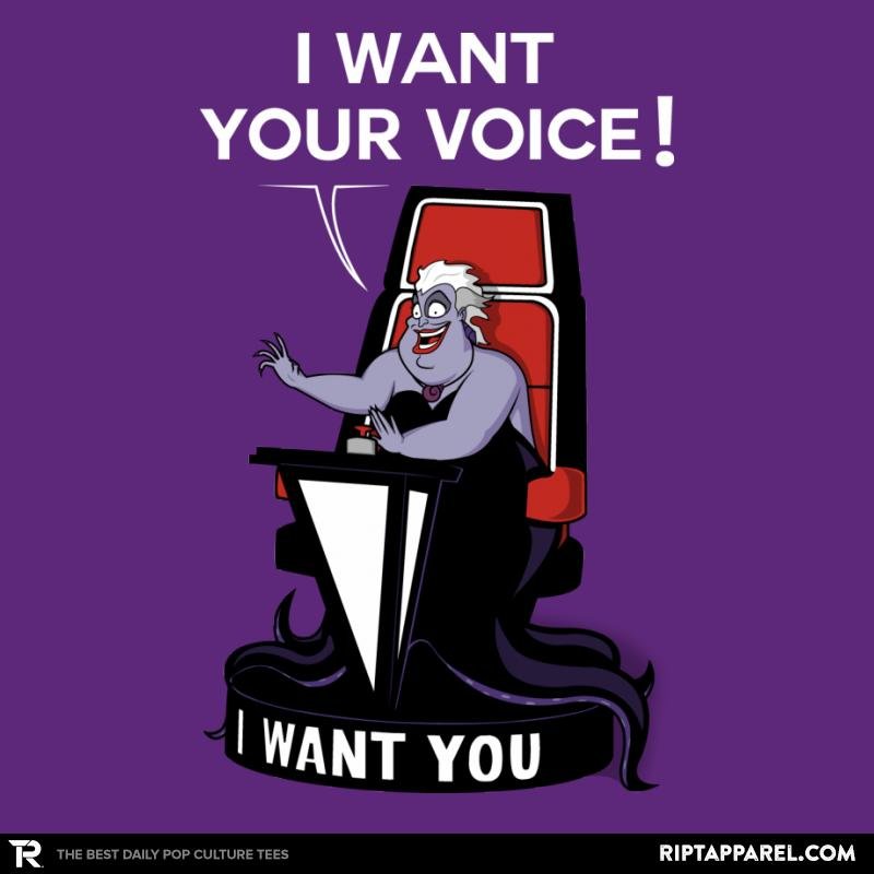 I Want Your Voice Now! - Raffitees