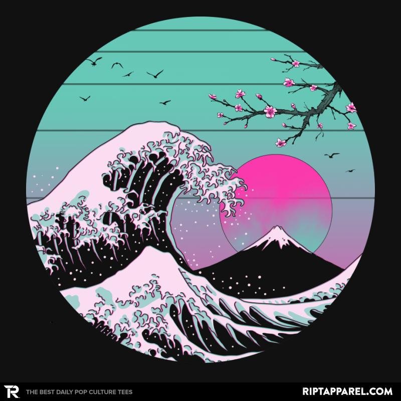 The Great Wave Vapor Aesthetics