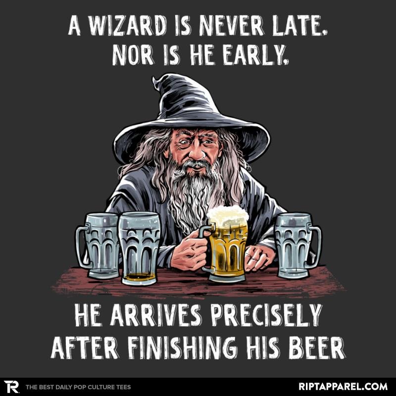 A Wizard is Never Late