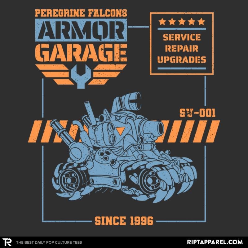 Peregrine Falcons Armor Garage graphic tee — original illustrated design by RIPT Apparel