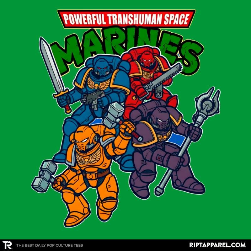 Powerful Transhuman Space Marines
