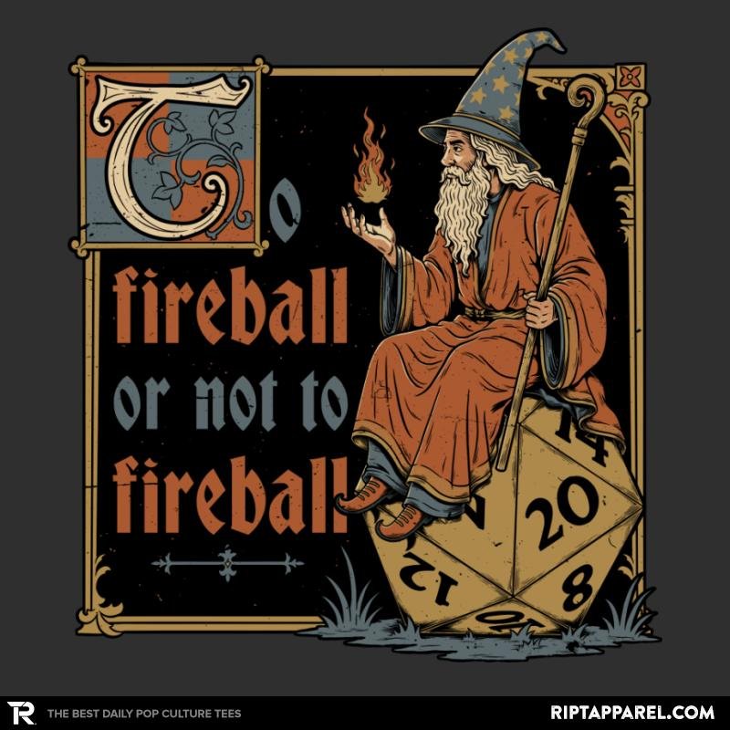 Medieval Wizard Fireball