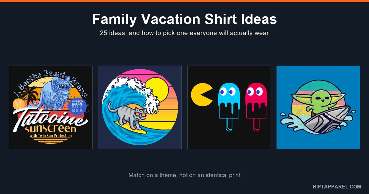 blog 1 Family Vacation Shirt Ideas